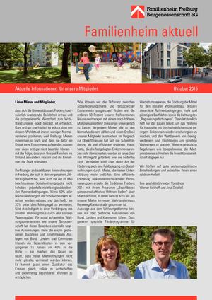 Fam Familienheim Aktuell 2015