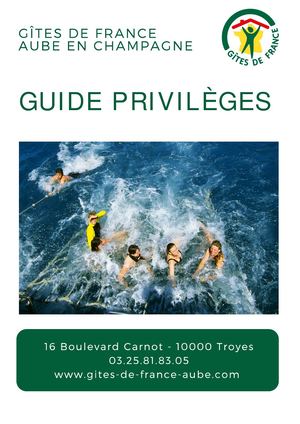 Pass Privileges Gîtes de France Aube