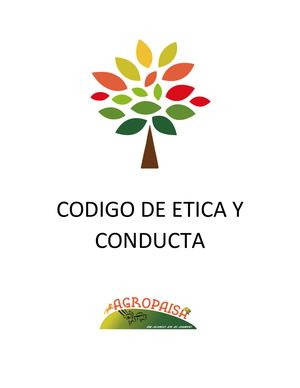 Codigo De Etica Agropaisa