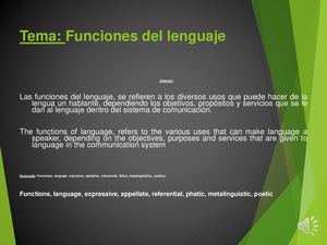 Funciones Del Lenguaje