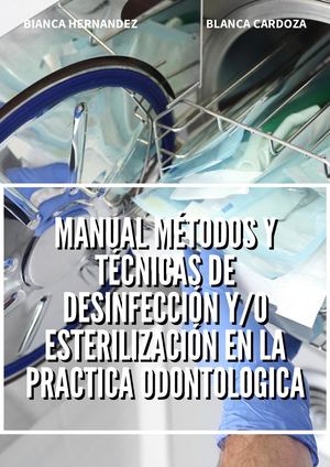 manual métodos y técnicas de esterilización en la practica odontologica
