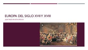 Europa Del Siglo Xvii Y Xviii(1)