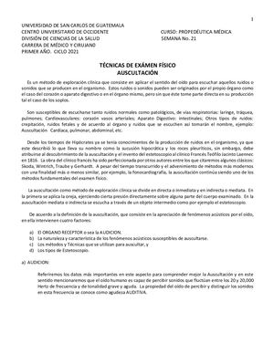 Auscultacion