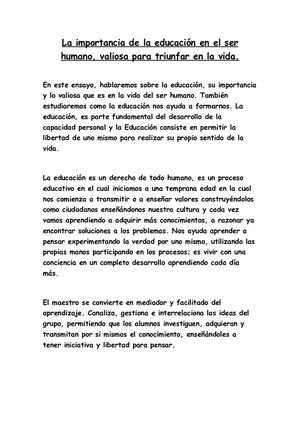 Ensayo+de+la+educacion