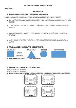 Actividades Para La Casa