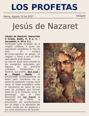 Plantilla De Periódico Religión