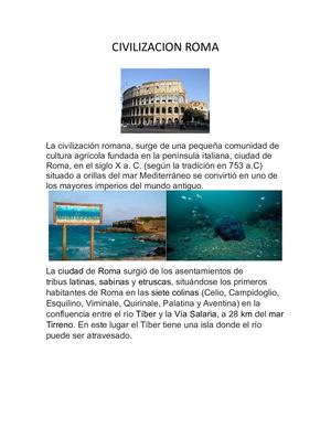 Civilización Roma