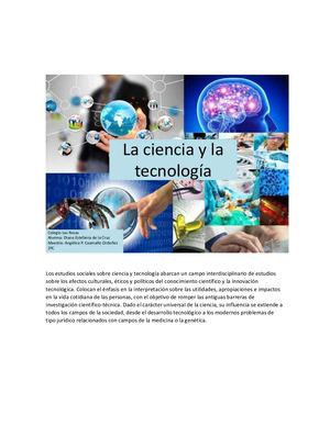 La Tecnologia Y La Ciencia