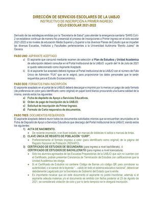 Instructivo De Inscripción A Primer Ingreso Al Ciclo Escolar 2021 2022 (1)