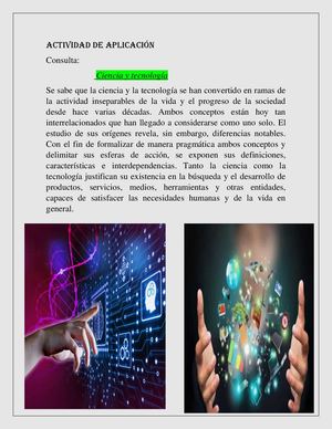 La ciencia y la tecnologia
