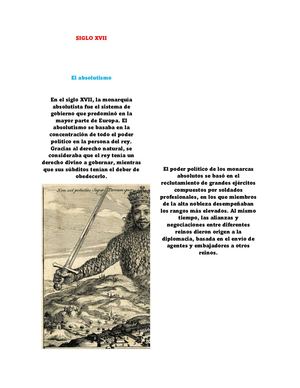 Revista siglo XVII