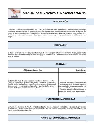 Guia Manual De Funciones