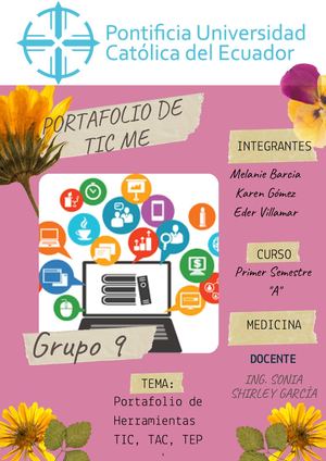 Portafolio herramientas TICs