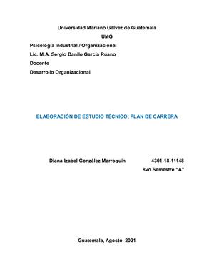 Tarea Semana 5 Dosarrollo Organizacional