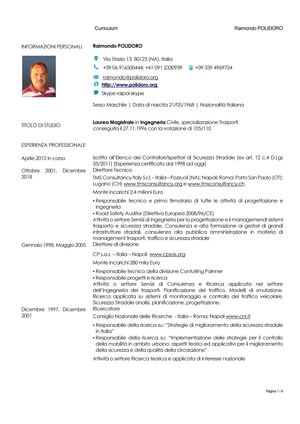 Cv Raimondo Polidoro