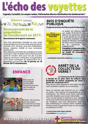 Echo des Voyettes - septembre 2016