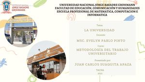 Examen Parcial De Metodologia La Universidad