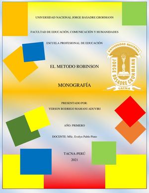 El Metodo Robinson