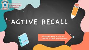 Estilo de Aprendizaje Active Recall
