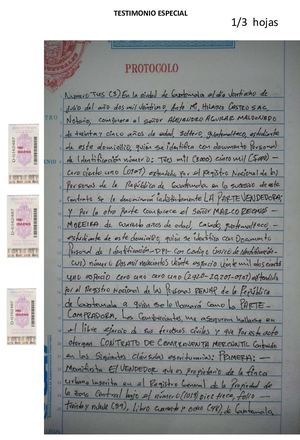 Testimonio Especial Listo