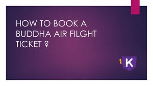Book A Buddha Air Flight Ticket