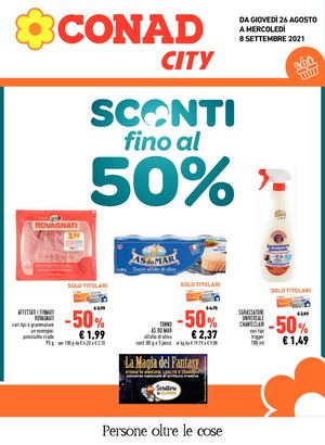 Volantino Conad City Liguria Nord Ovest 26 Agosto 08 Settembre