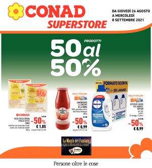 Volantino Conad Superstore Liguria Nord Ovest 26 Agosto 08 Settembre