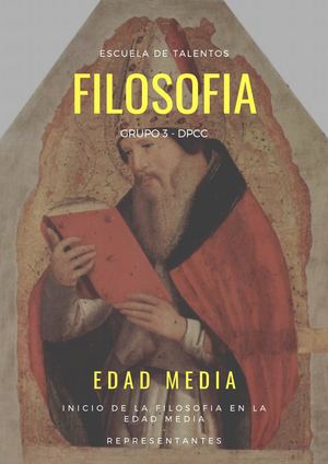 Filosofía - Edad Media