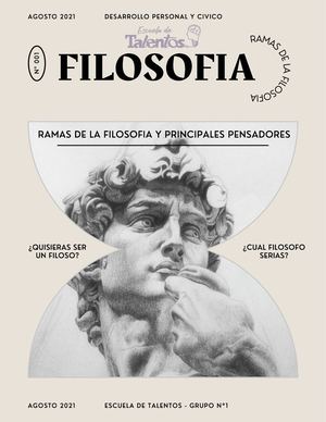 La filosofía y sus ramas