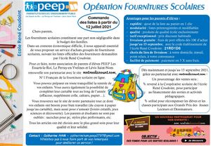 2021 Peep Rentrée Discount Fournitures Ecole Coudoint