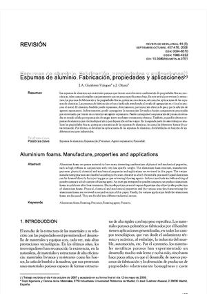 Dlscrib Com Pdf Espuma De Aluminio Dl 4d7898a66e9f91e510785217b3ba8f8e