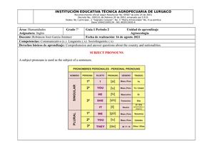 Guia 1 Periodo 2 Ingles 7° Ova