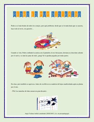 Pedro es muy distraído