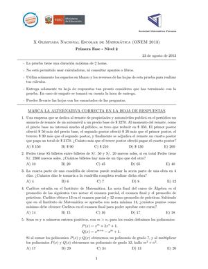 Onem N2 2013 14 15 16 17 18 F1234