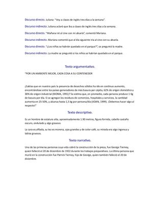 Diferencia Entre Estilo Directo E Indirecto