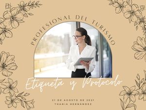 Etiqueta y protocolo de los profesionales de turismo