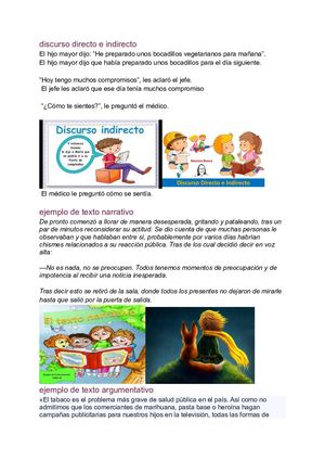 Discurso Directo E Indirecto (1)