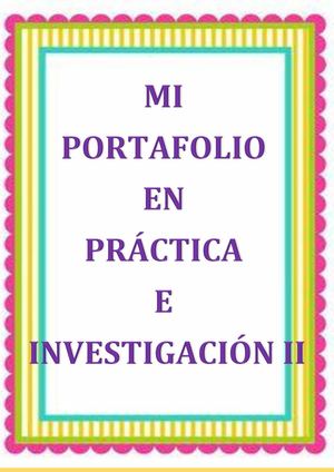 Portafolio Practica E Investigacion Ii