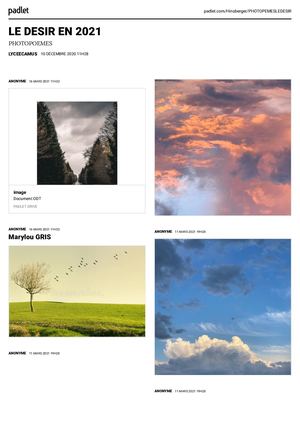 Padlet Lycée Albert Camus 2020 2021