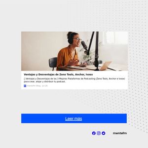 Ventajas Y Desventajas De Zeono Tools, Anchor, Ivoox Cuál Usar Podcast  - Curso de Podcast Gratis