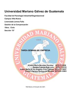 Tarea En Grupo Semana 2, Empresa (2)