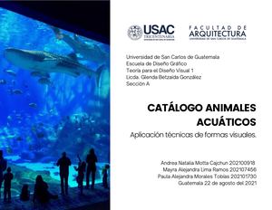 Catálogo Animales Acuáticos