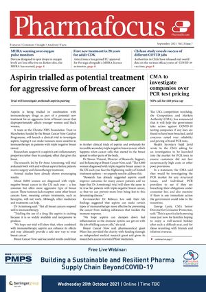 Pharmafocus September 2021