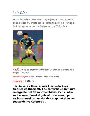 Historia De Luis Diaz
