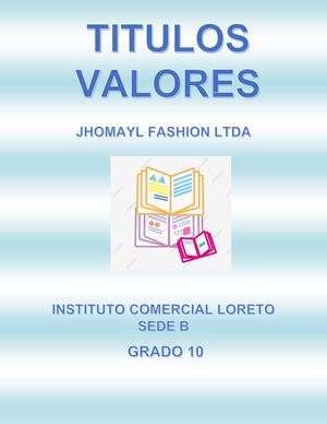 Cartilla De Titulos Valores