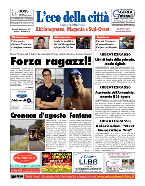 L'eco della città del 24 agosto 2021