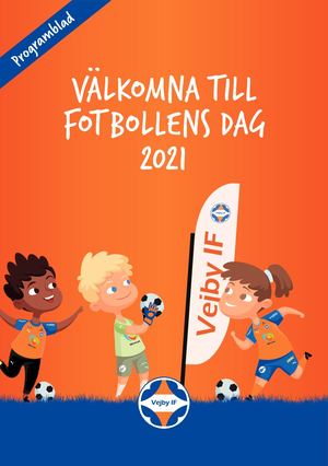 Vejby IF Program "Fotbollens Dag 2021"