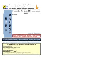 Test bulletin paroissial word