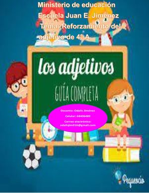 Odalis Clase N°1 El Adjetivo Práctica Docente