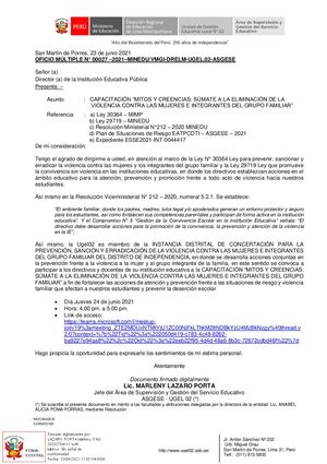 24 De Junio Violencia Contra La Mujer